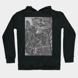 Classic Godzilla vs King Kong Hoodie